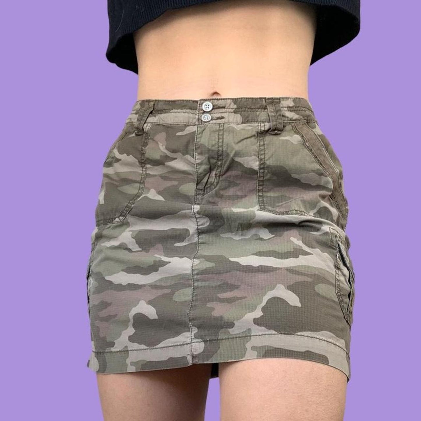 Camo Mini Skirt