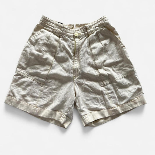 Yellow High Waisted Shorts