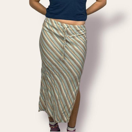 Striped Maxi Skirt