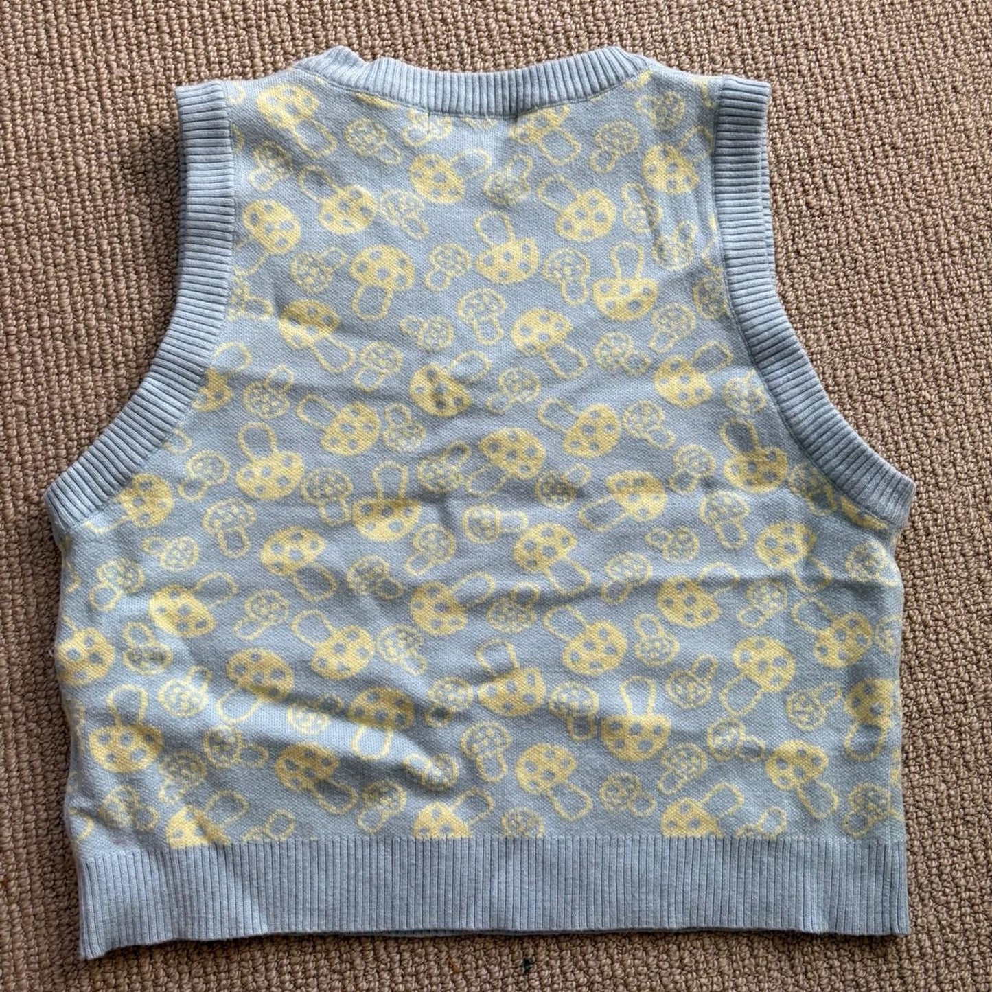 Mushroom Sweater Vest