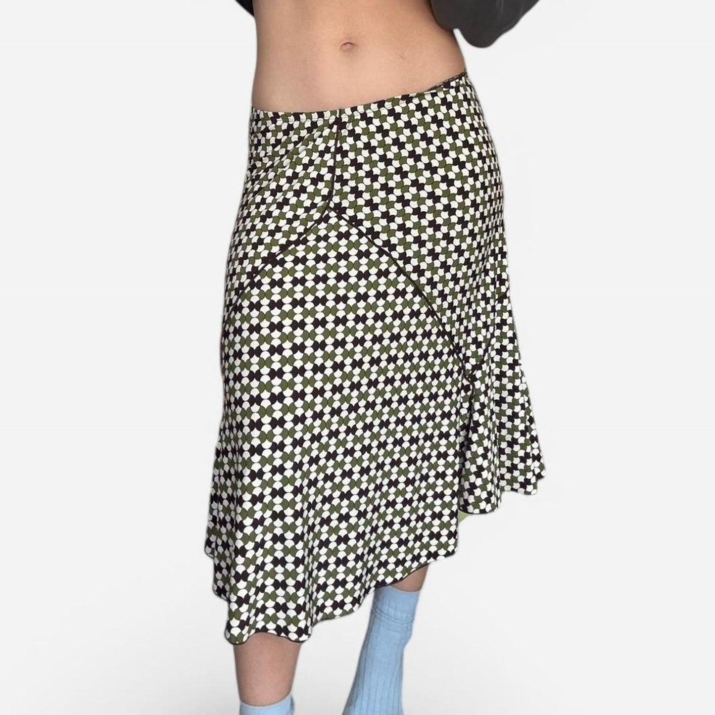 Mod Print Skirt