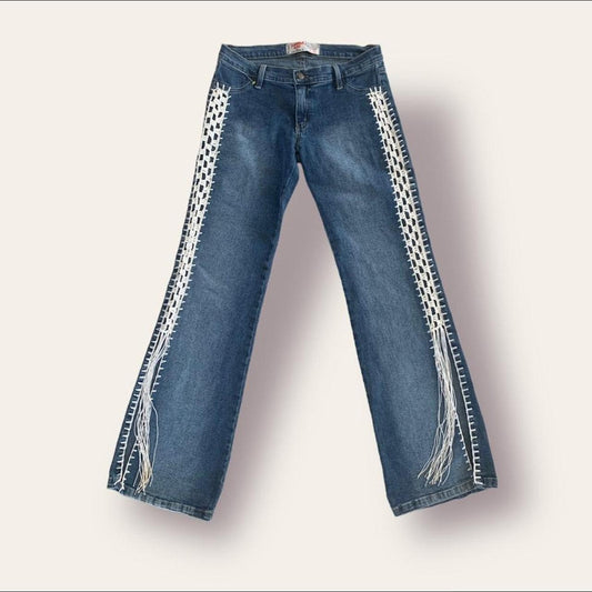 Cutout style jeans about