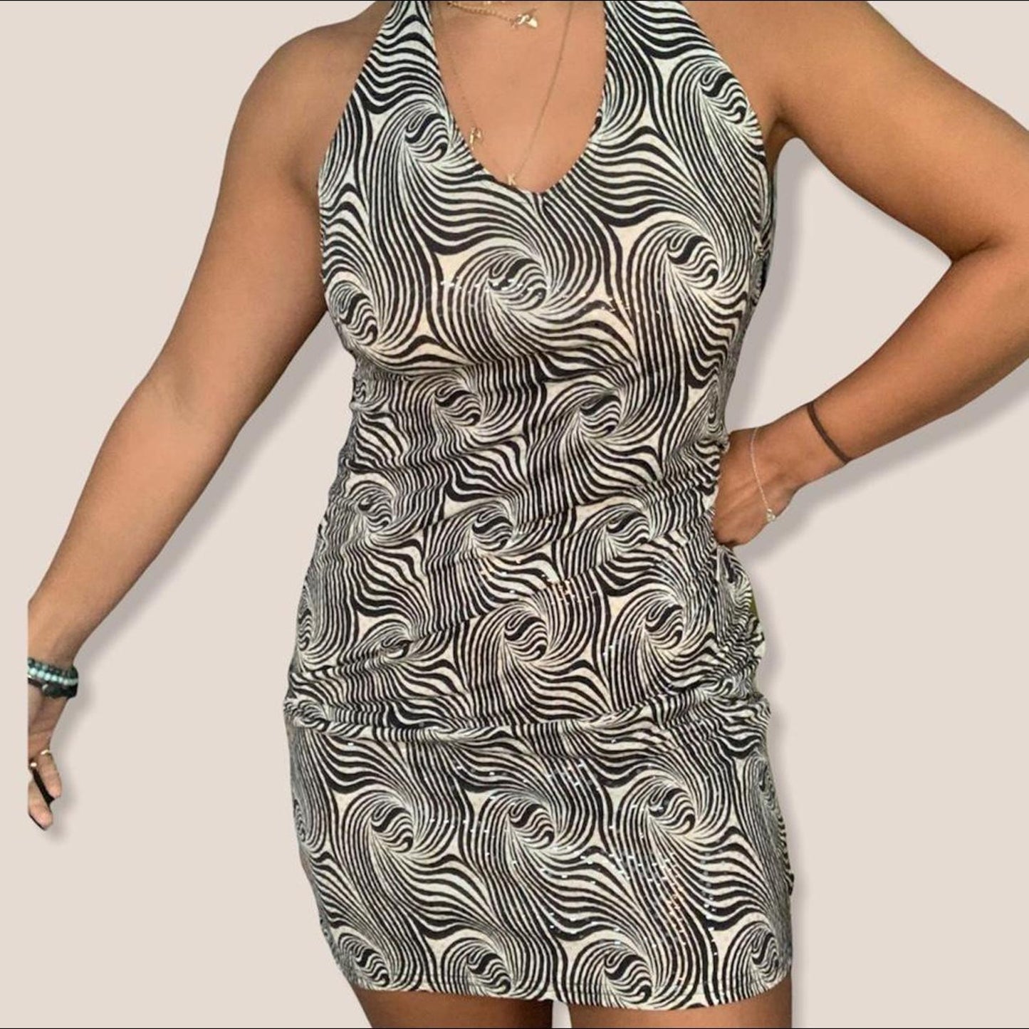 Sparkle Swirl Mini Skirt