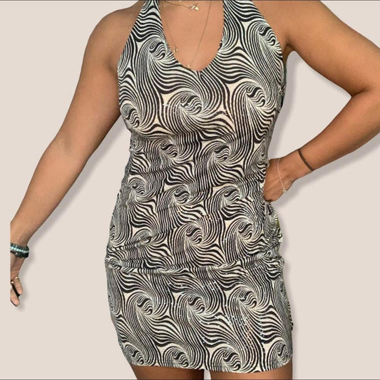 Sparkle Swirl Mini Skirt