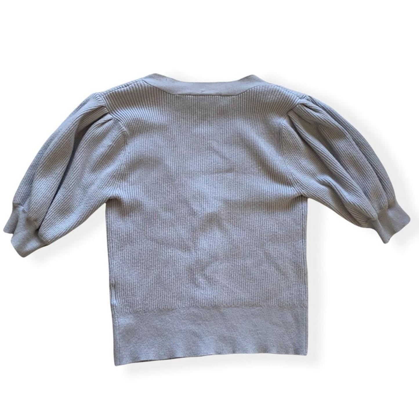 Blue Short Sleeve Cardigan