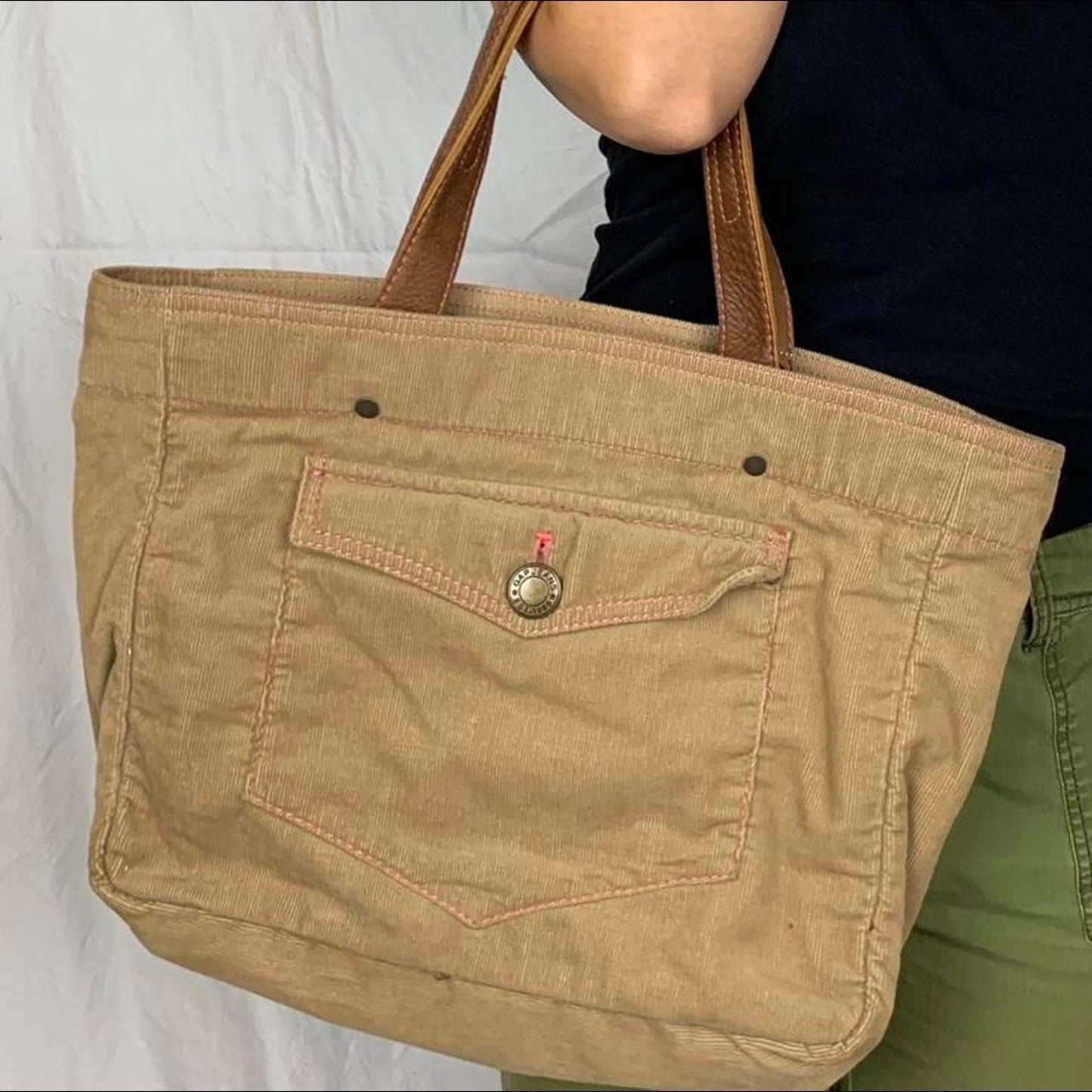Corduroy Tote Bag