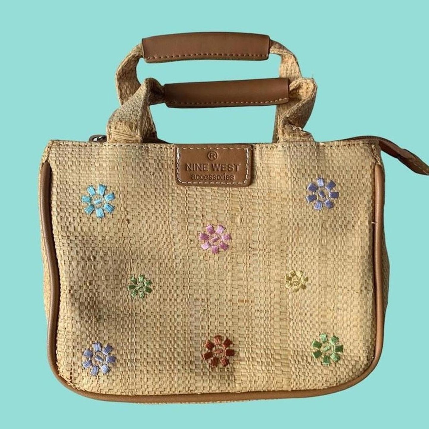Flower Straw Bag
