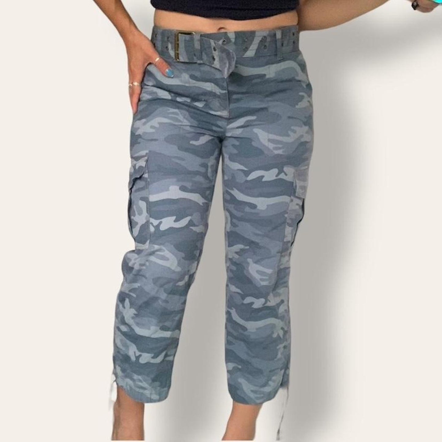 Blue camo pants