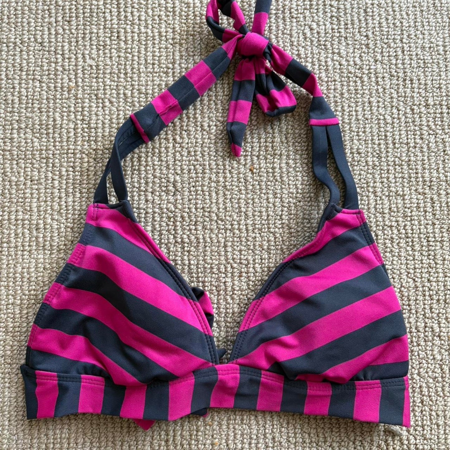 Pink Striped Bikini
