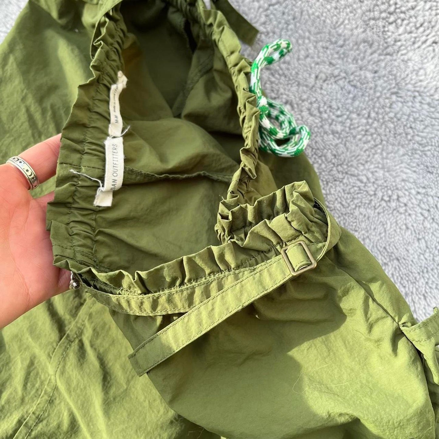 Green Parachute Pants