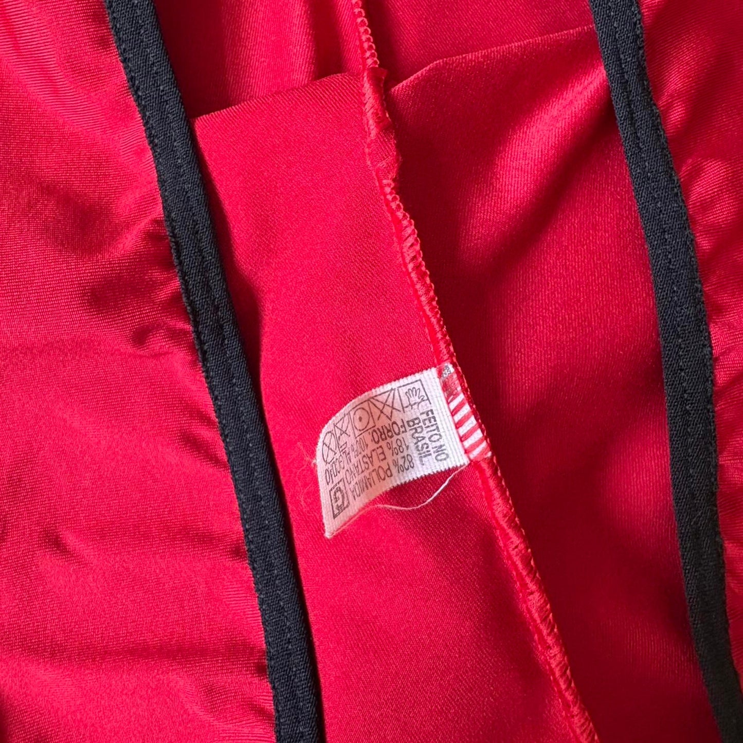 Red Micro Mini Shorts