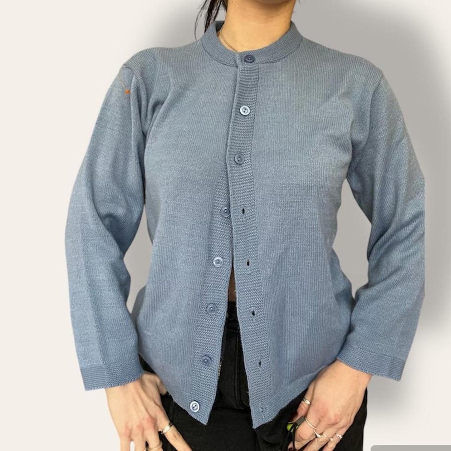Blue Cardigan