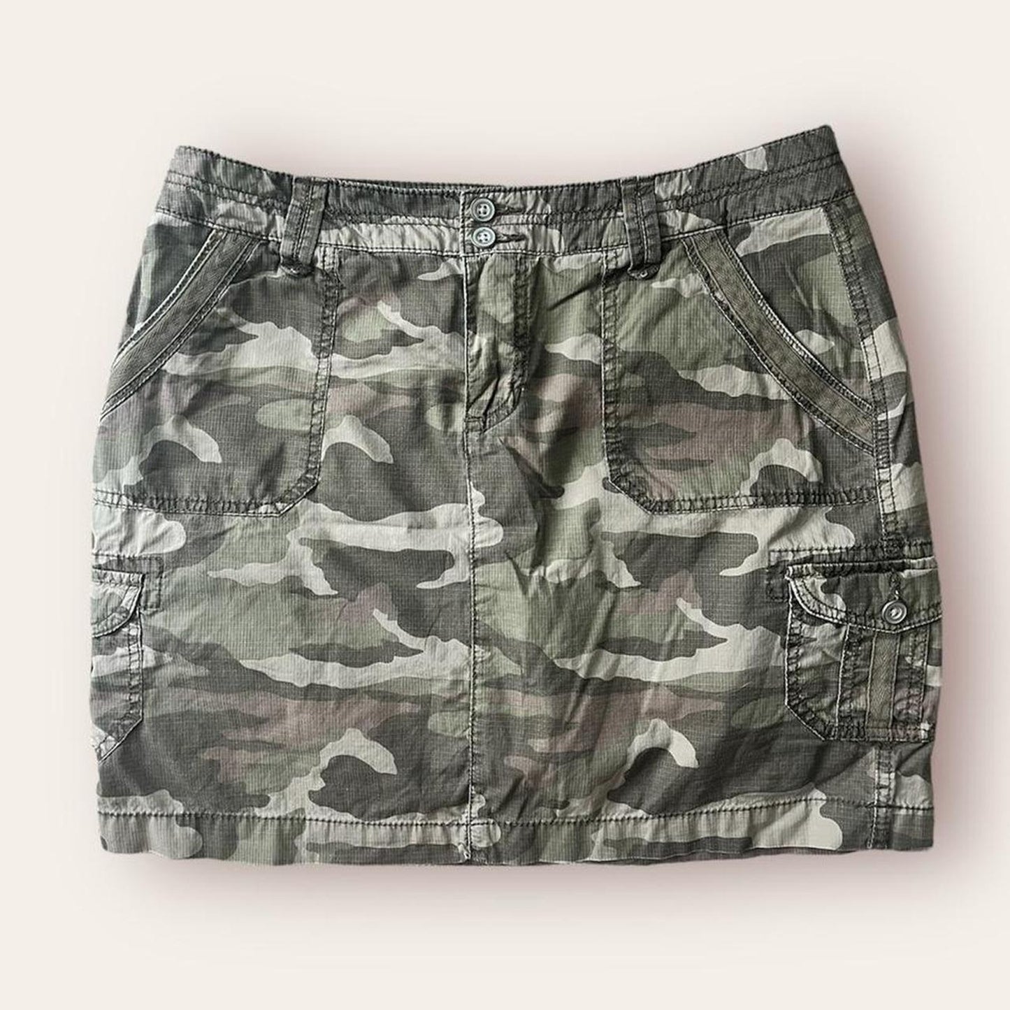 Camo Mini Skirt
