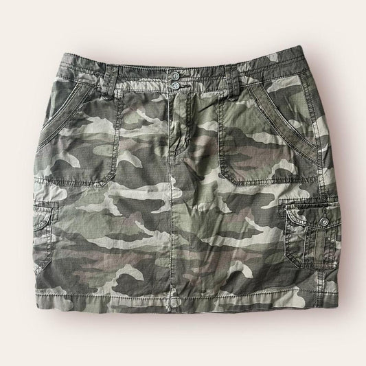 Camo Mini Skirt