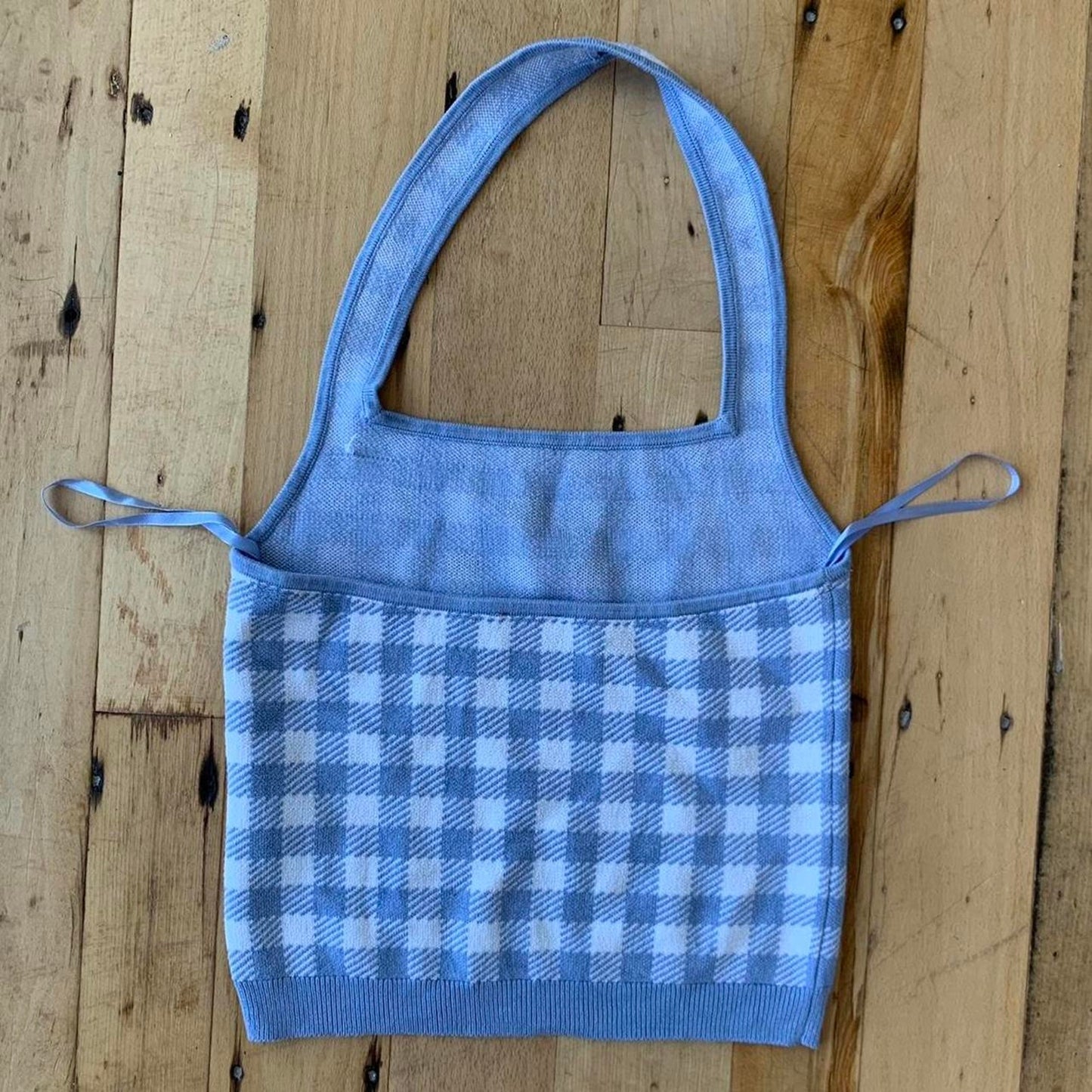 Gingham Halter Tank