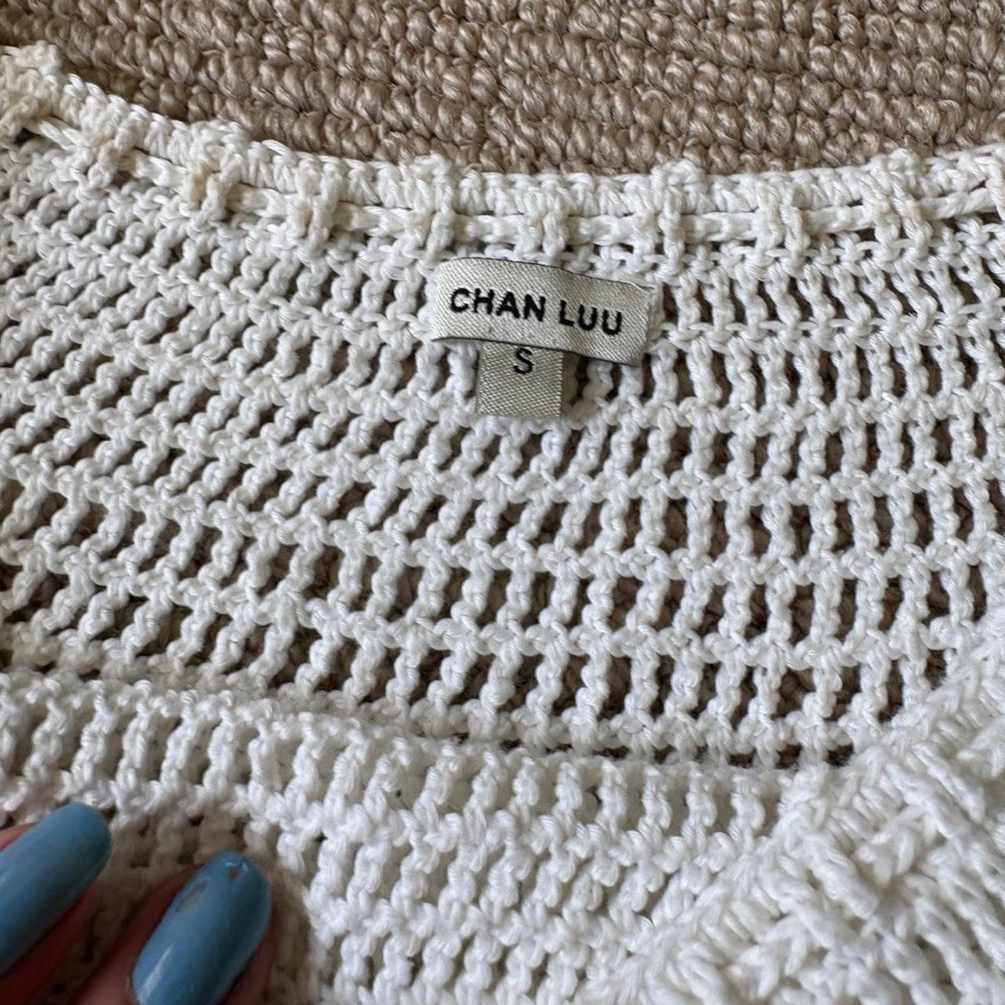 White Crochet Dress
