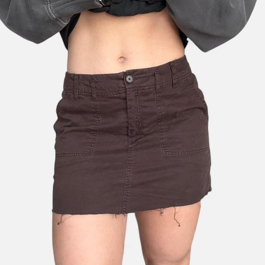 Brown Mini Skirt