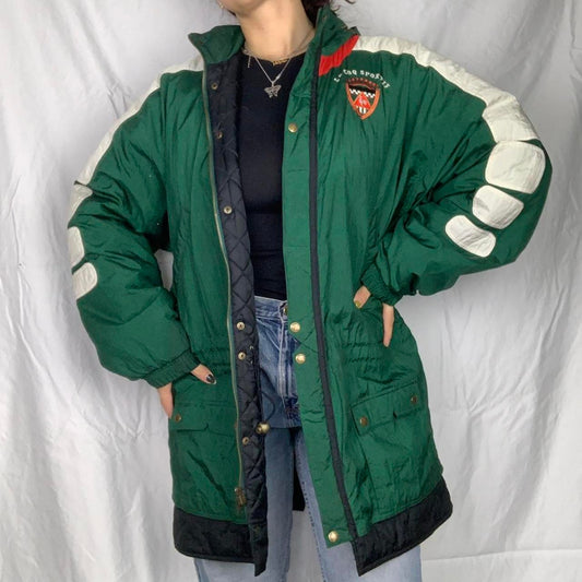 Green Ski Coat