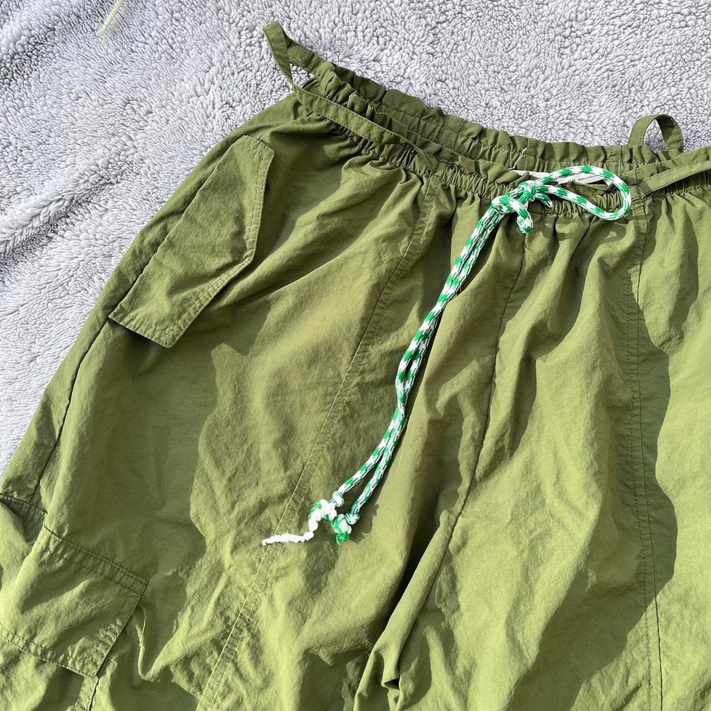Green Parachute Pants