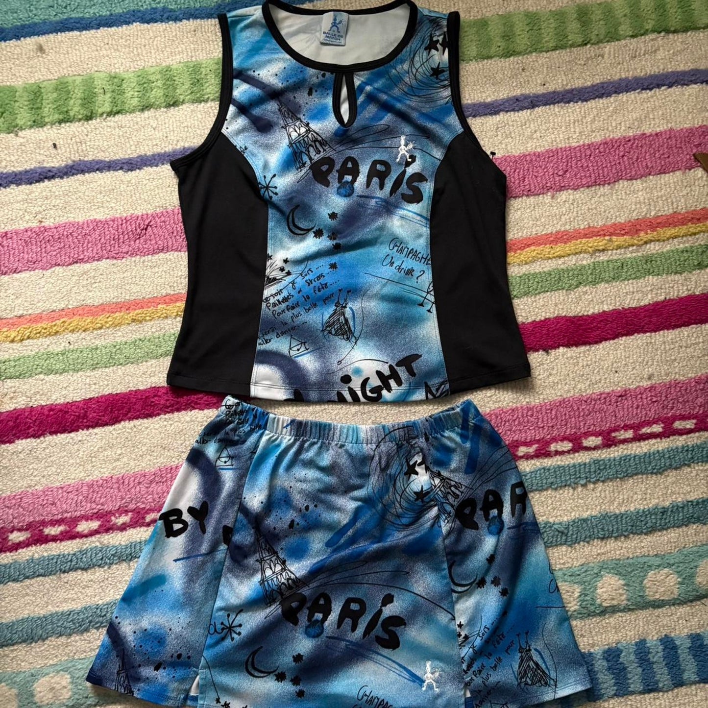 Graphic Skirt Set