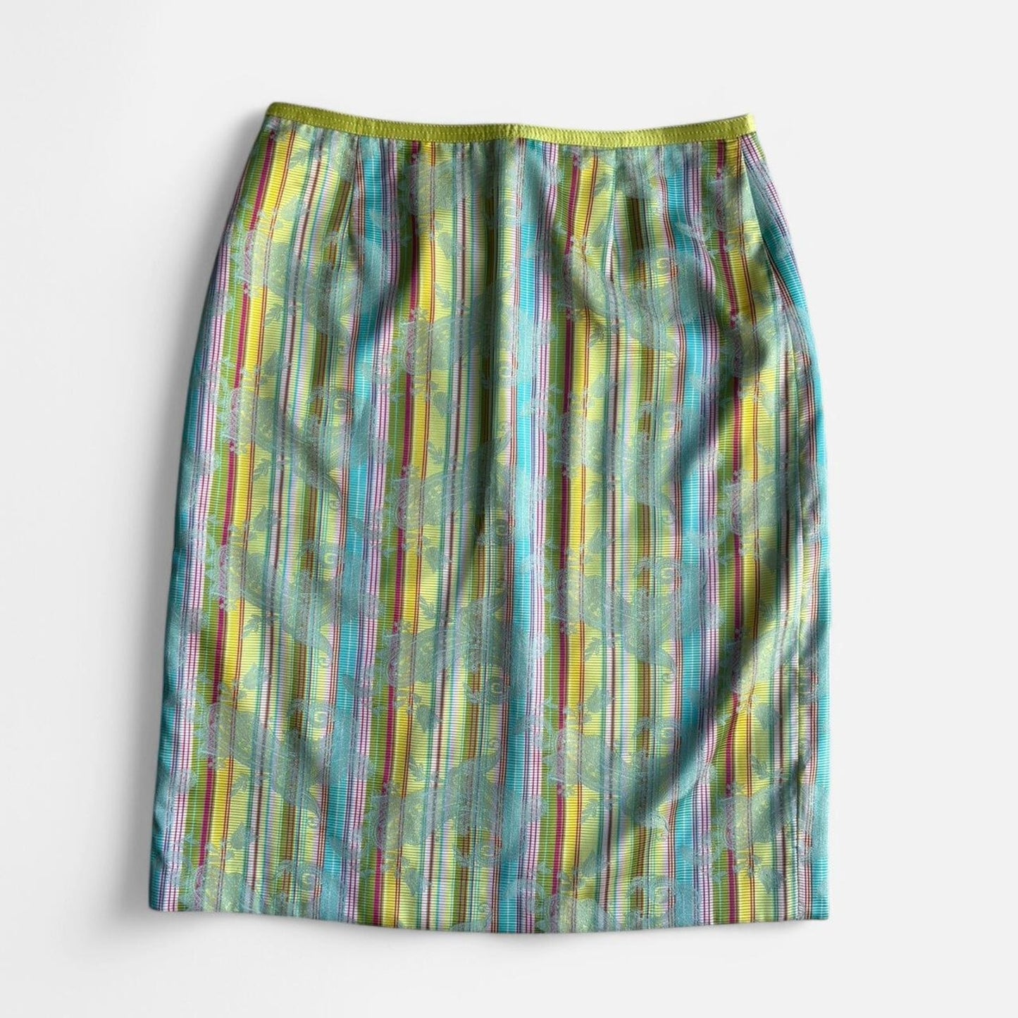 Floral Striped Skirt