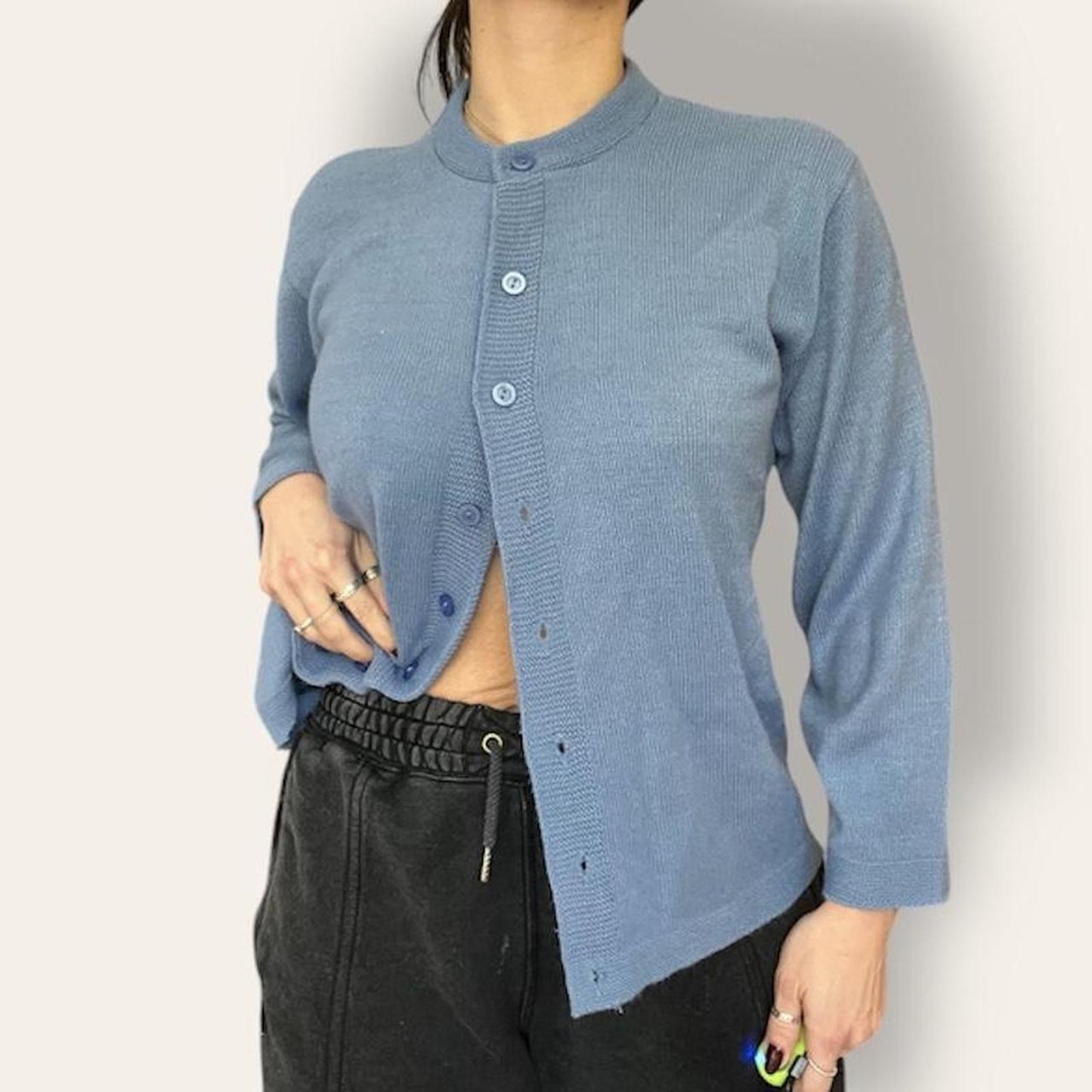 Blue Cardigan