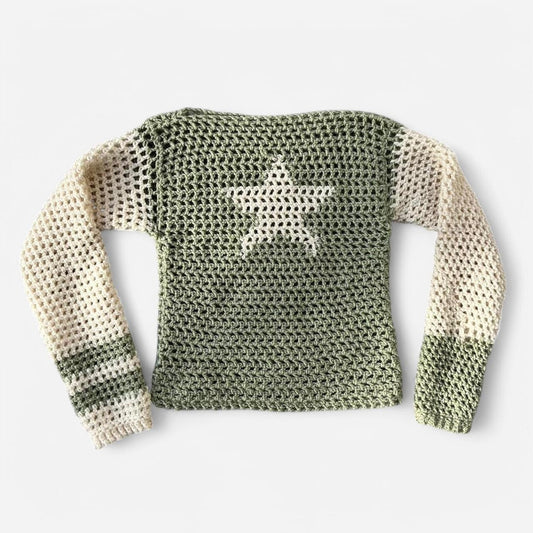 Crochet Star Sweater