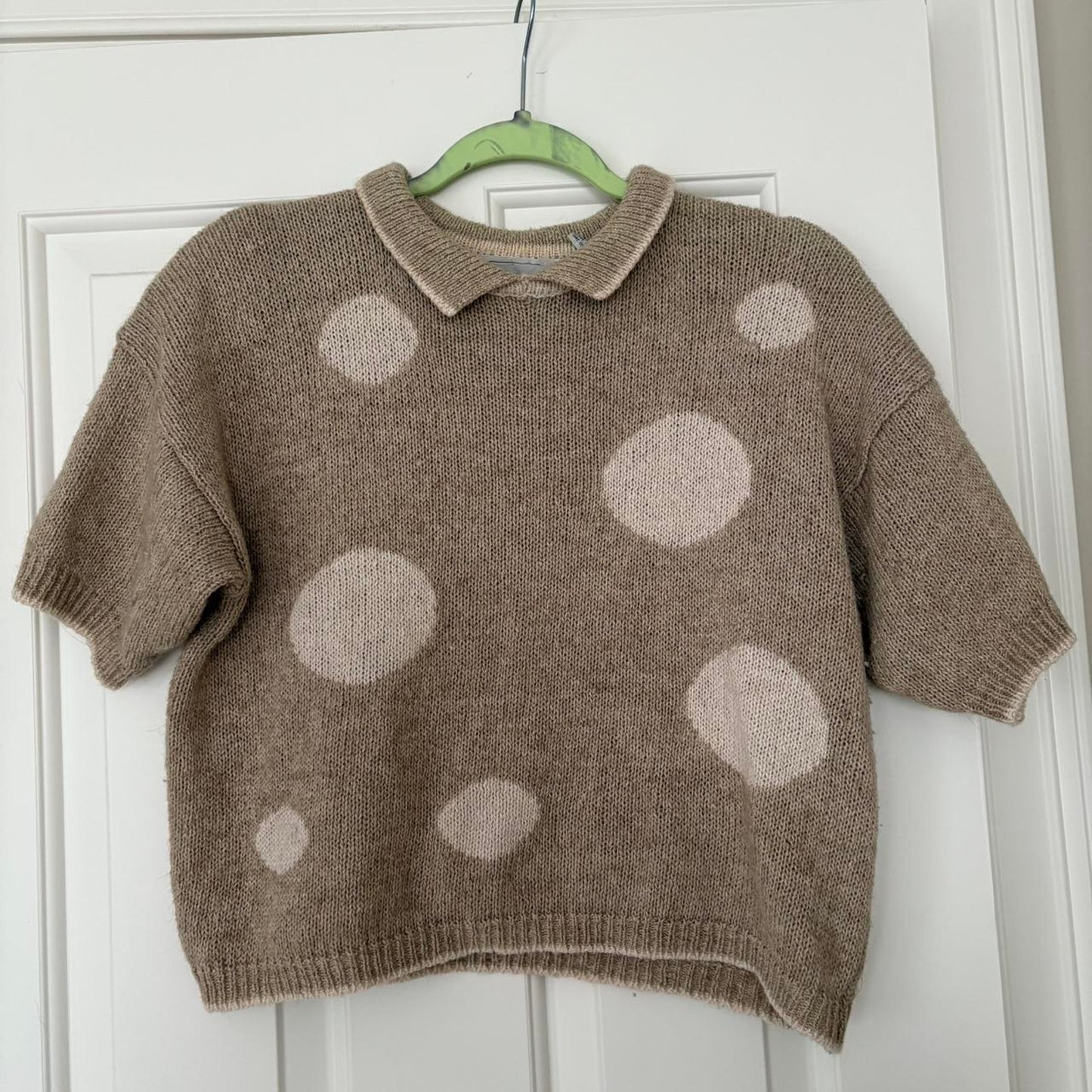 Polka Dot Knit Top