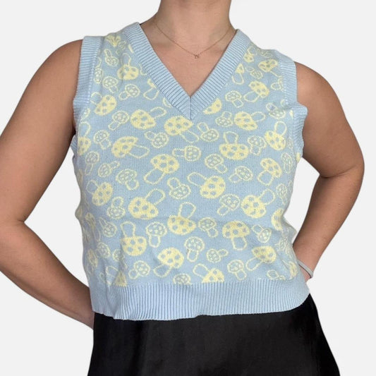 Mushroom Sweater Vest