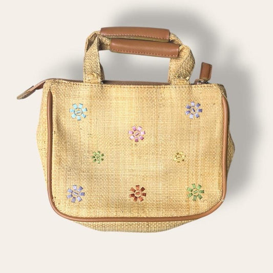Flower Straw Bag