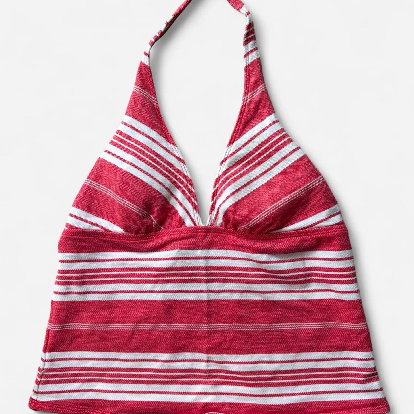 Striped halter top
