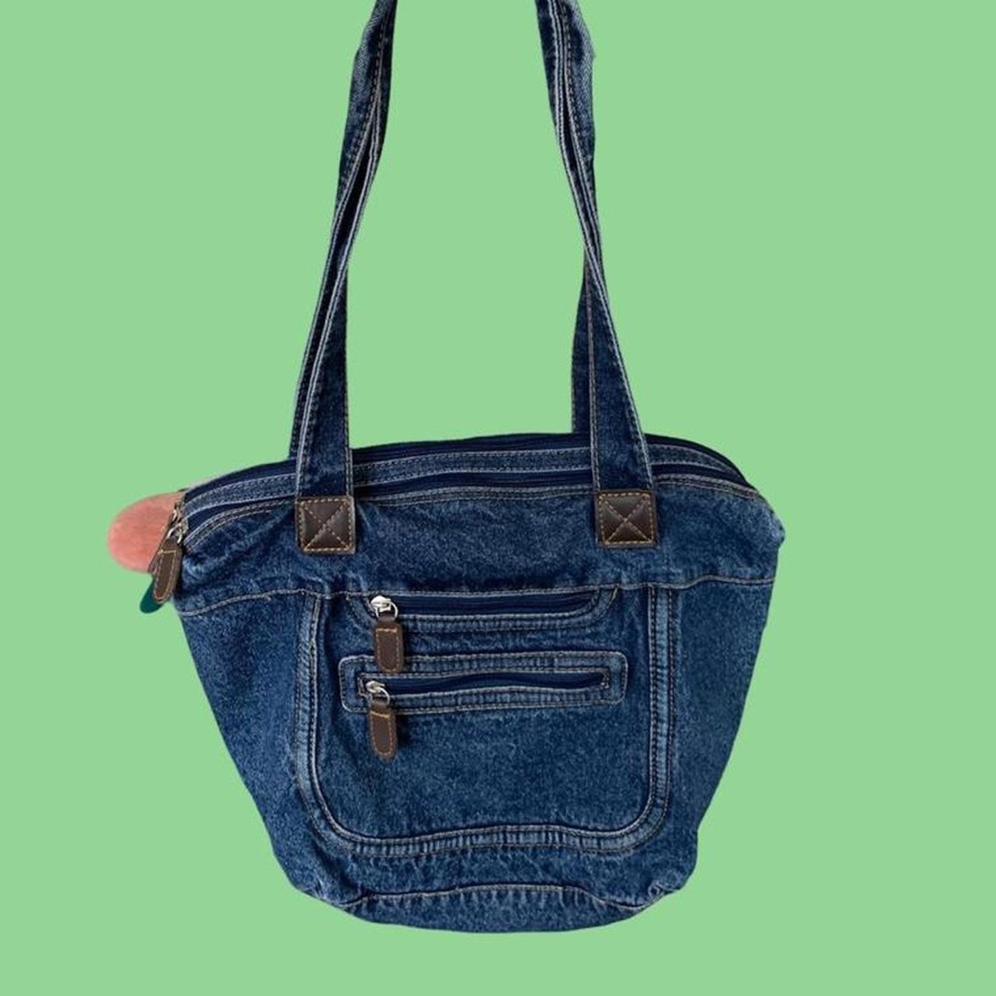 Denim Cargo Tote