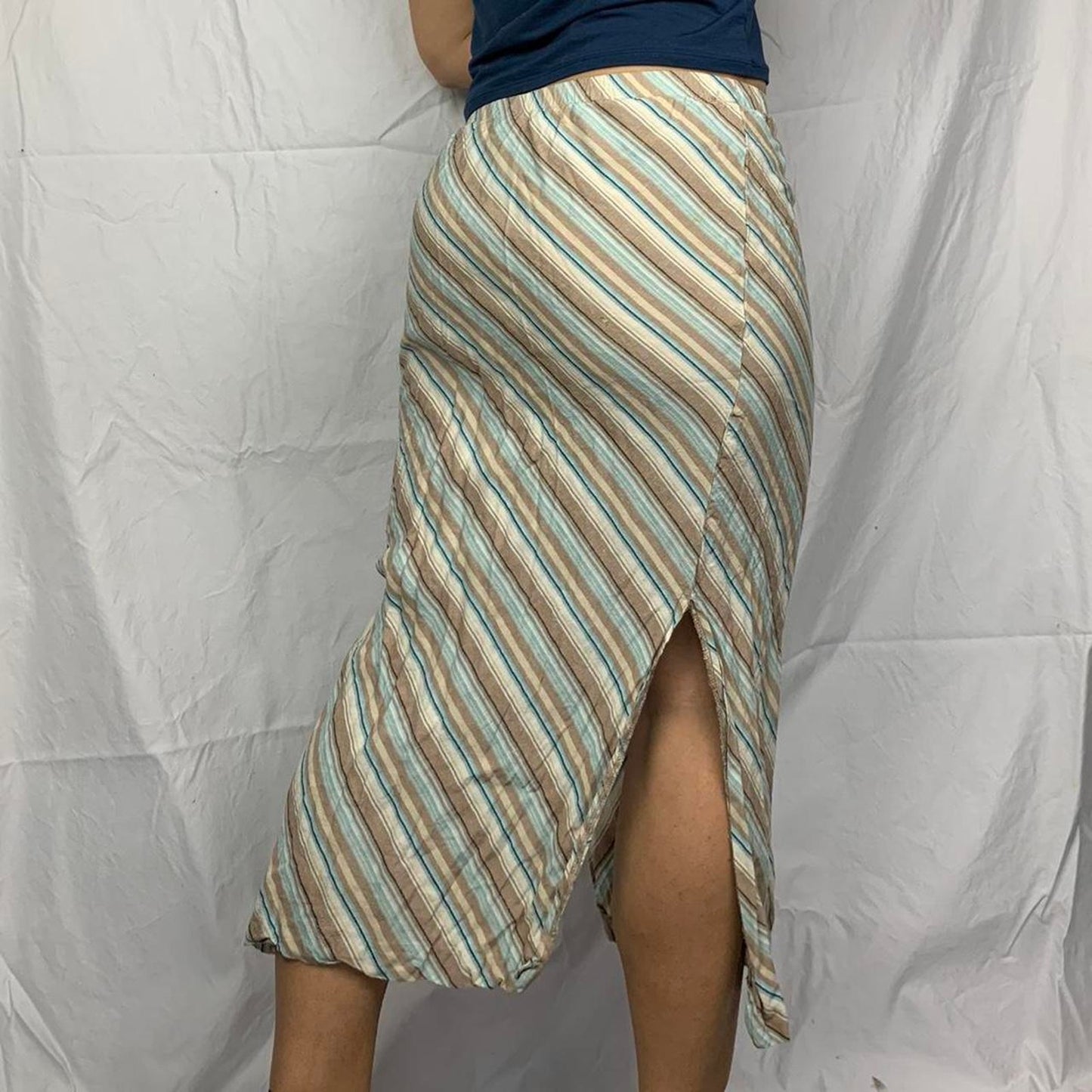 Striped Maxi Skirt