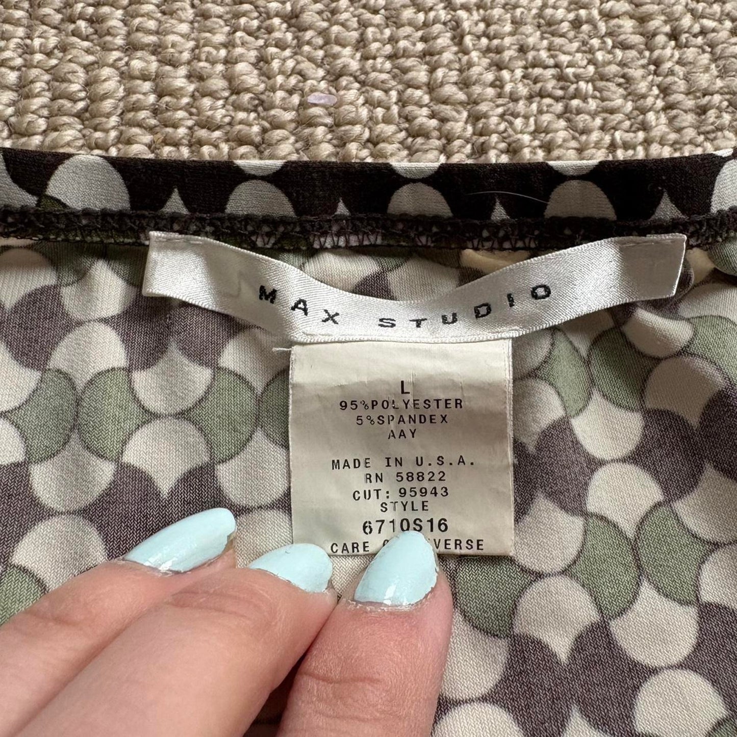 Mod Print Skirt