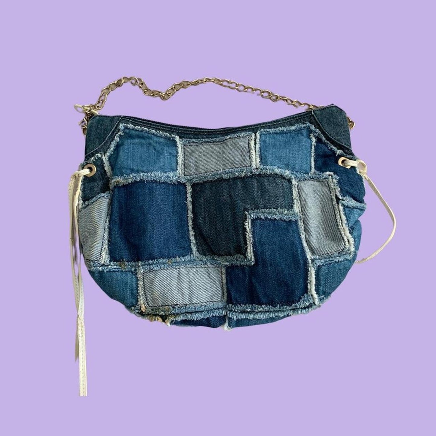 Patchwork Denim Bag