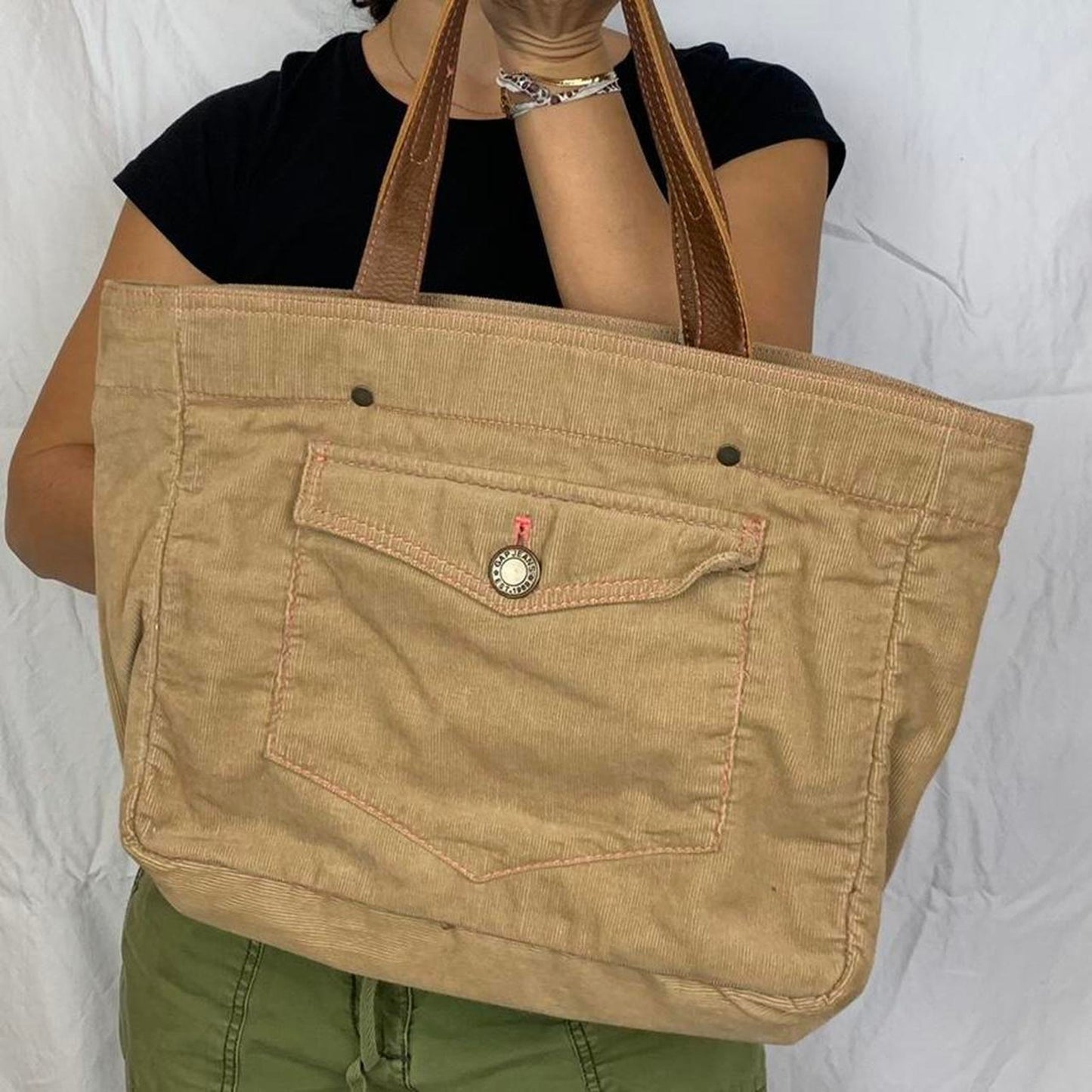 Corduroy Tote Bag