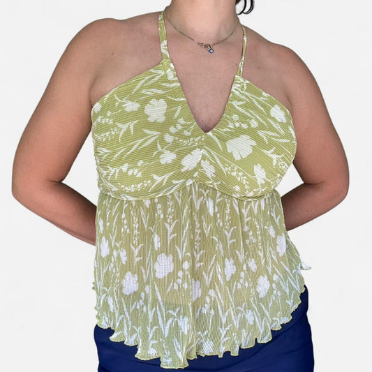 Green Halter Tank