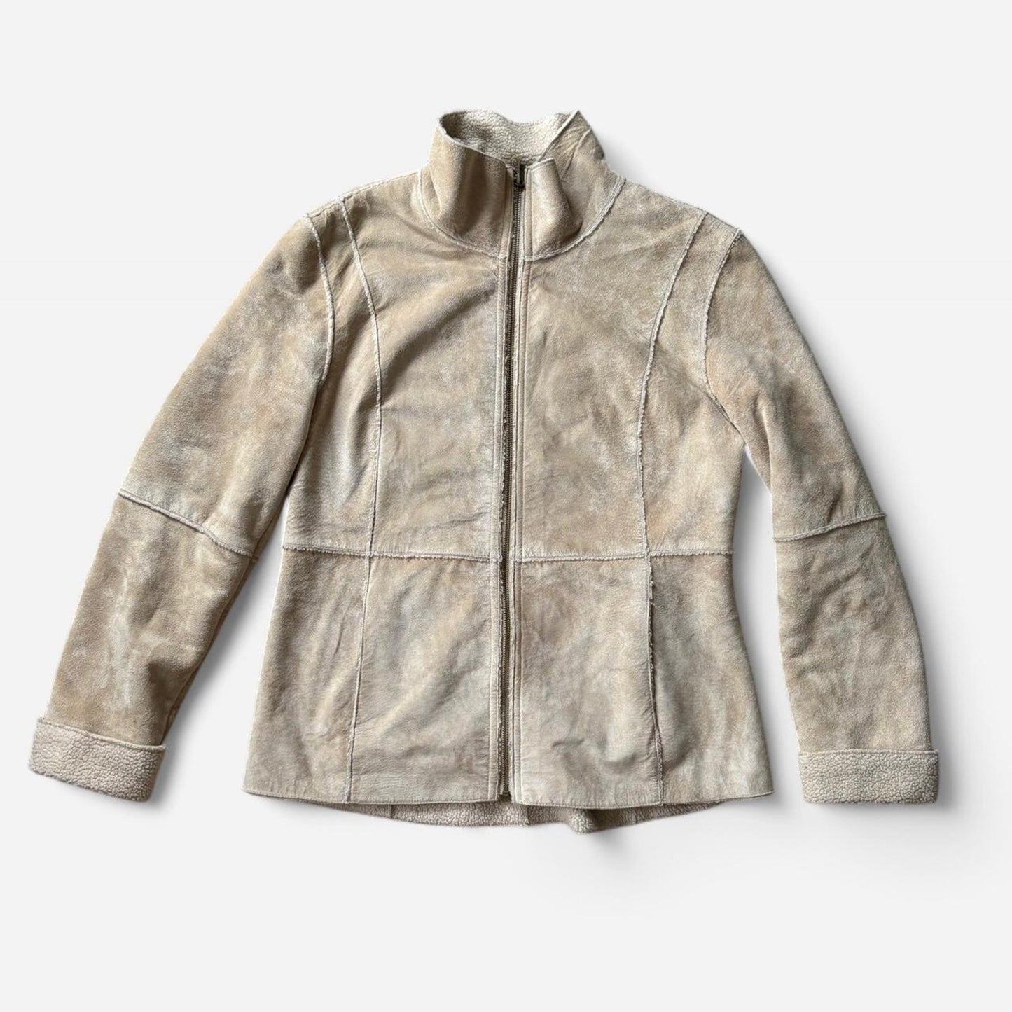 Cream Suede Jacket