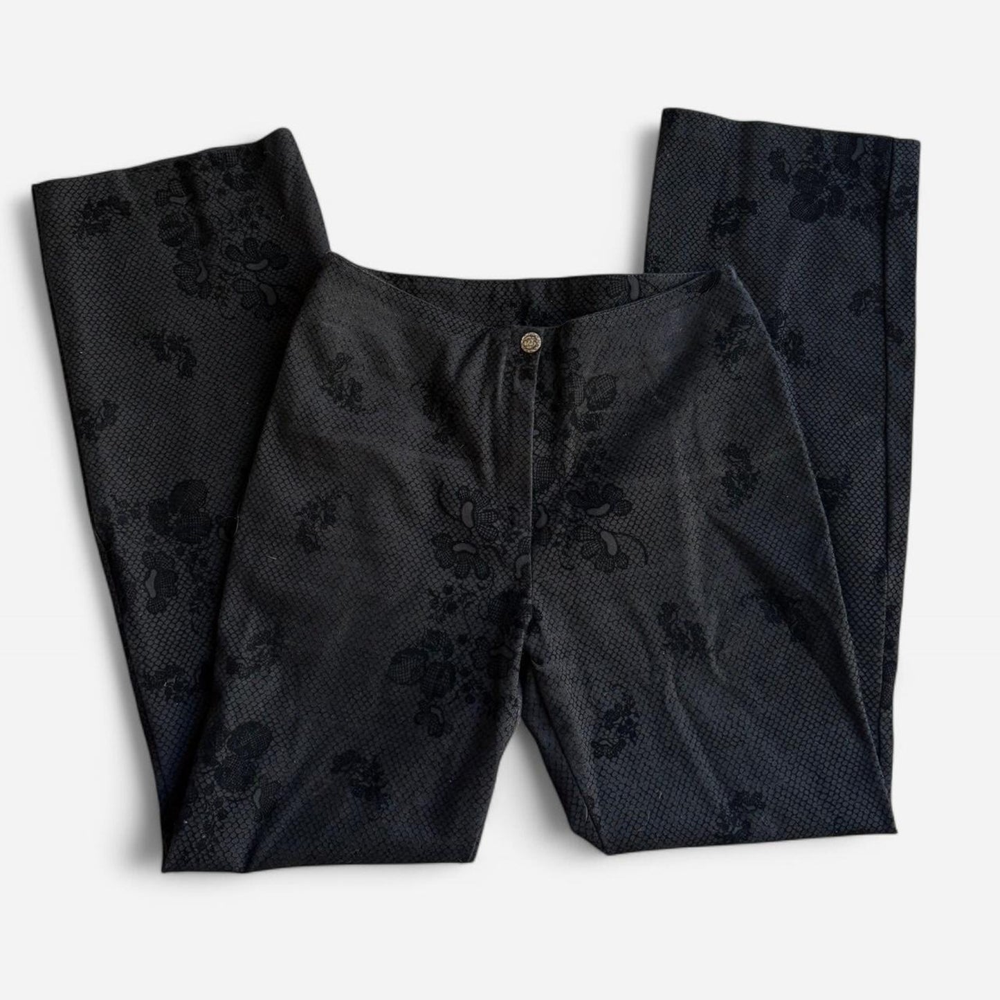 Lace Pattern Flare Pants