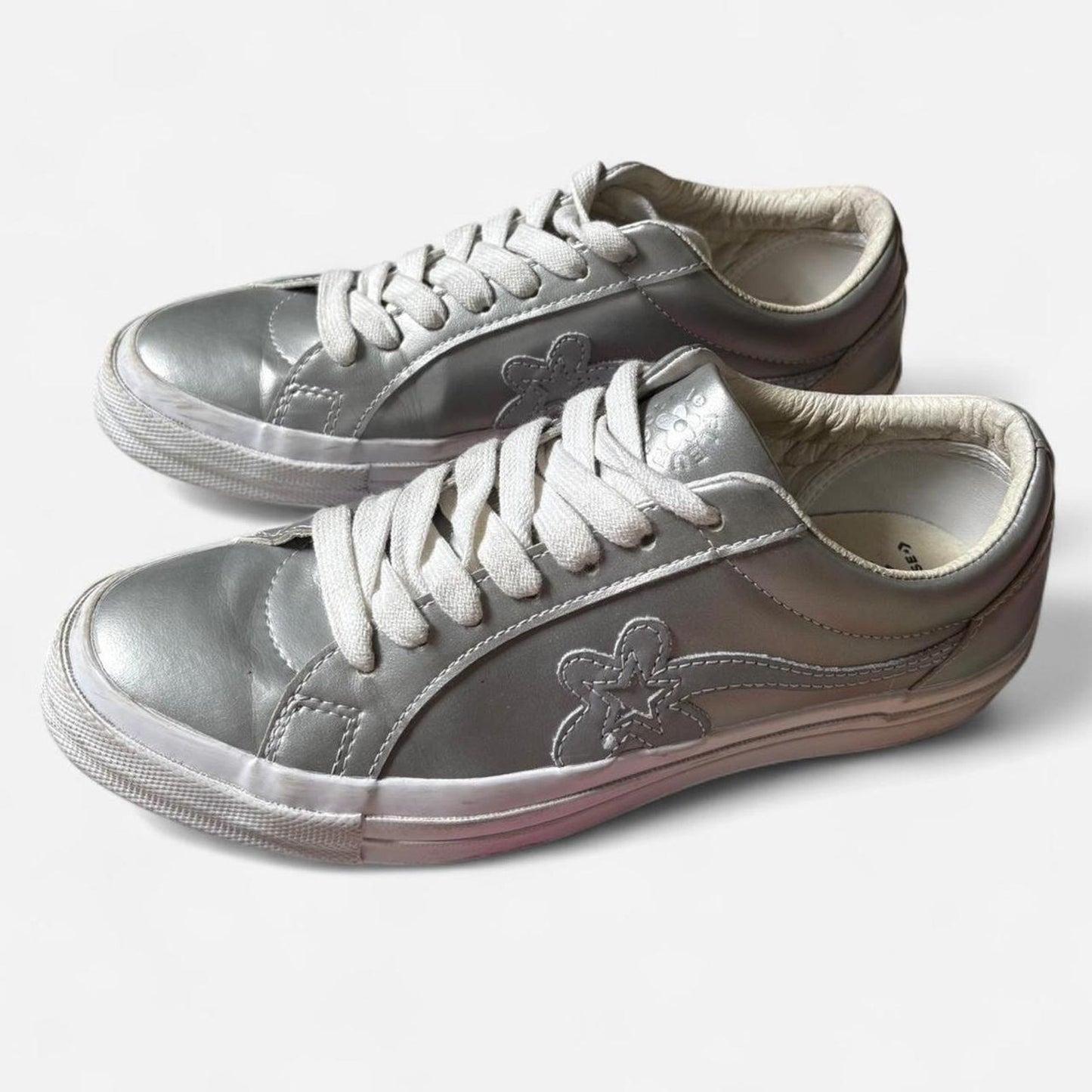 Silver Converse x Golf Le Fleur