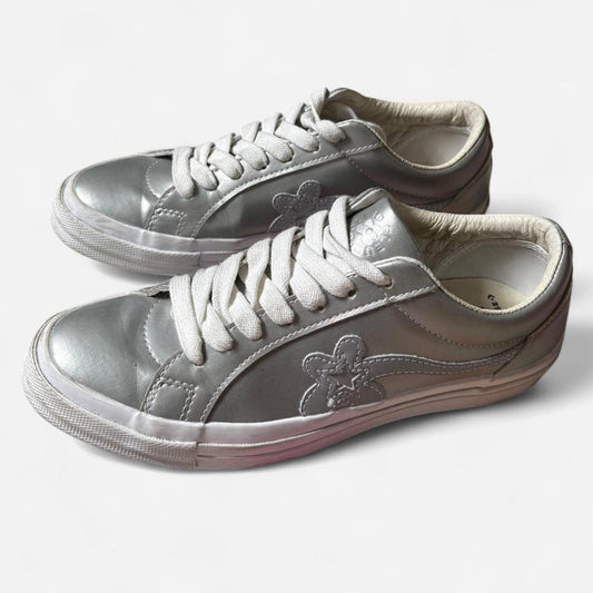 Silver Converse x Golf Le Fleur