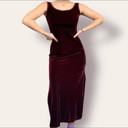 Velvet Maxi Dress
