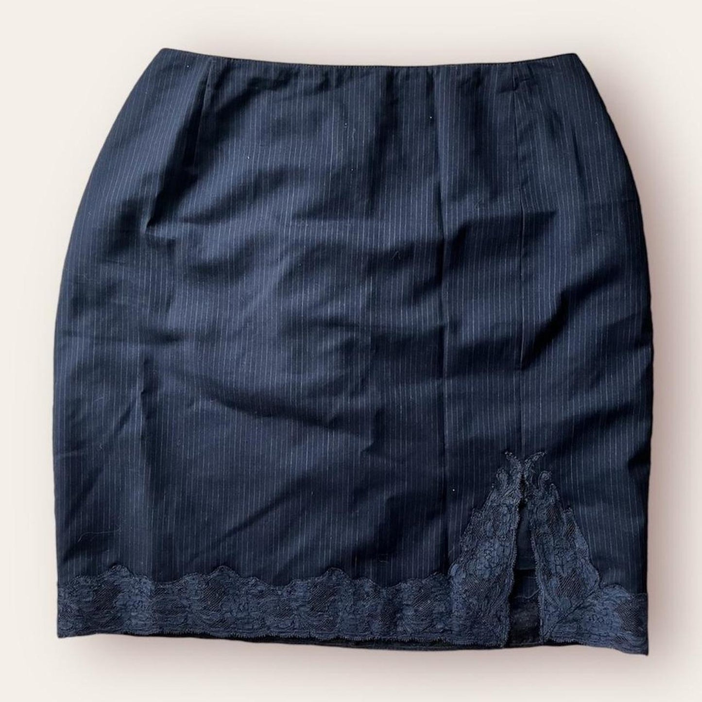 Pinstripe Mini Skirt