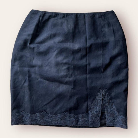 Pinstripe Mini Skirt