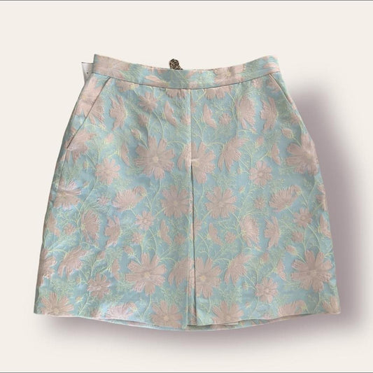 Jacquard Floral Skirt