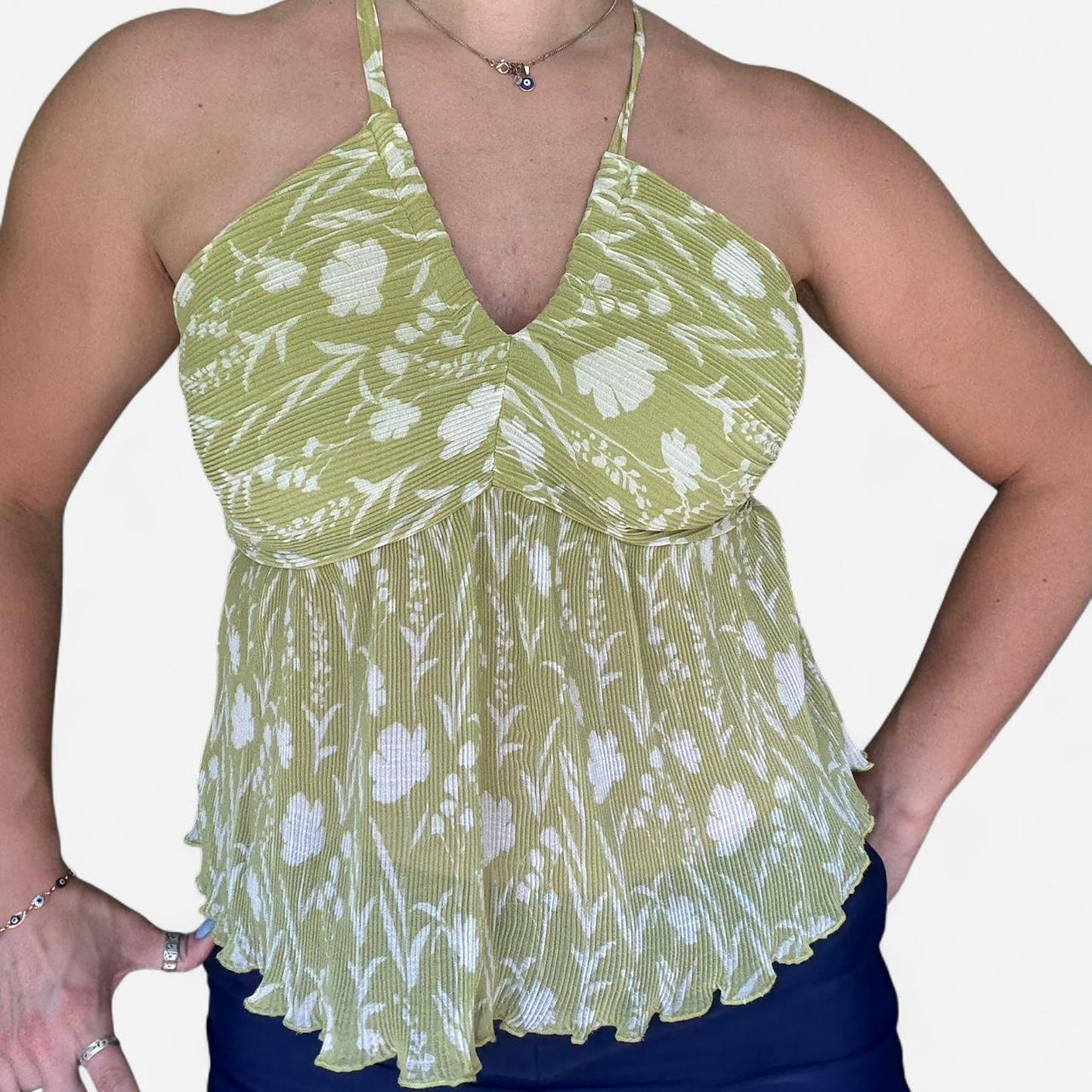 Green Halter Tank