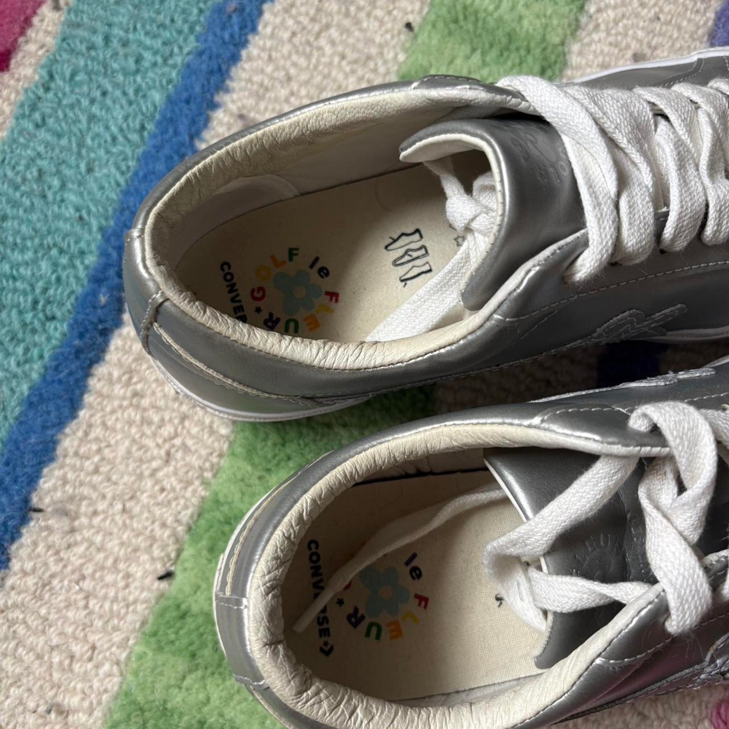 Silver Converse x Golf Le Fleur