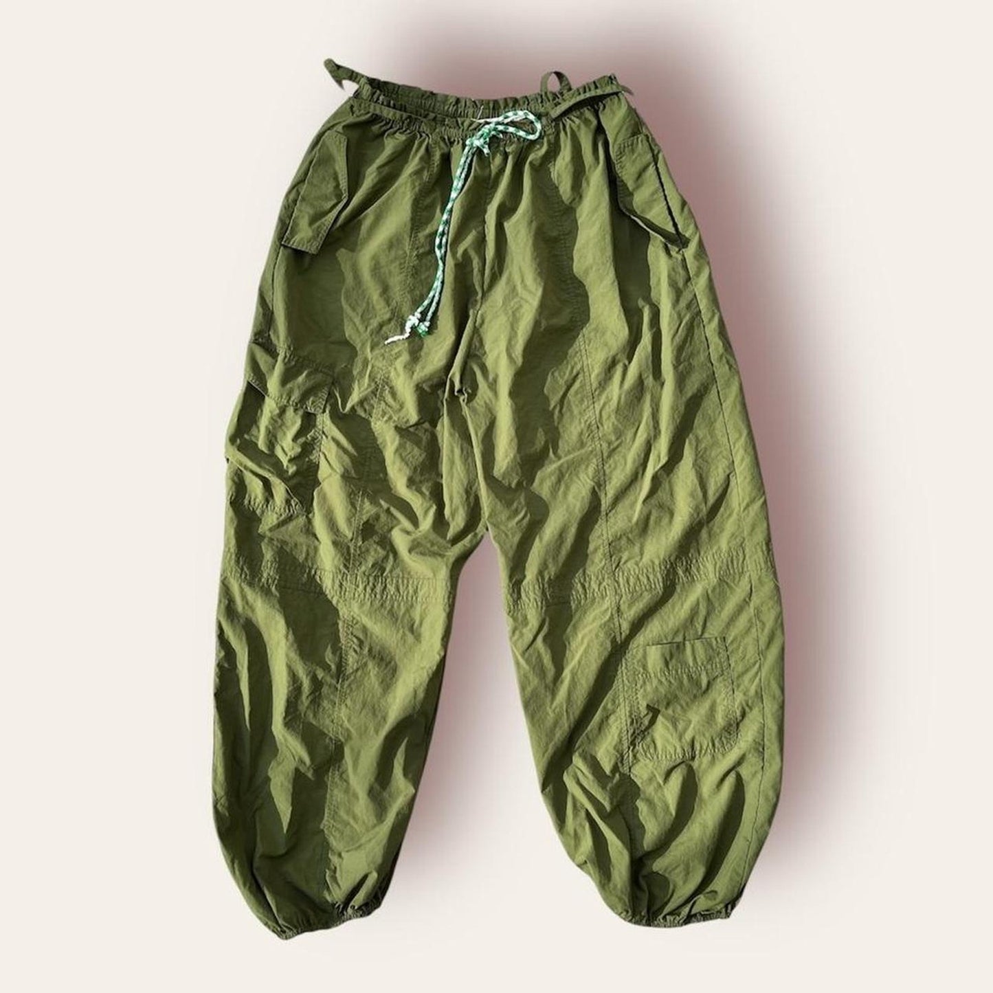 Green Parachute Pants