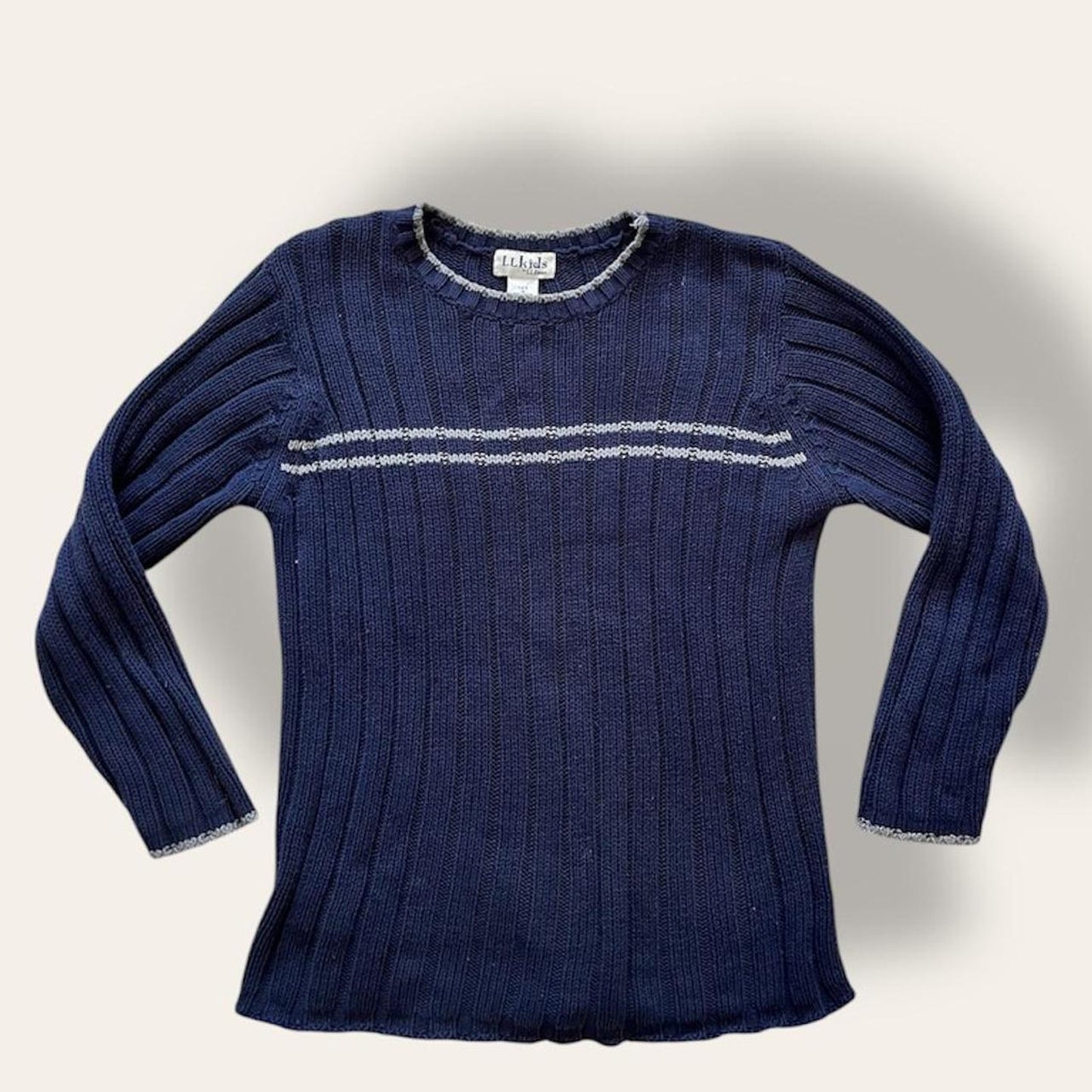 Navy Striped Sweater