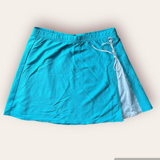 Aqua Blue Tennis Skirt